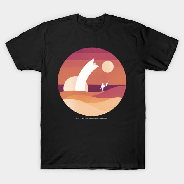 Minimalist Arrakis, Sunset T-Shirt by Dream Artworks